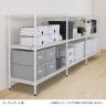 エレクター(ERECTA) フラットシェルフ 棚板・フレーム1枚 スチールラック ワイヤーシェルフ 収納棚 幅450×奥行350mm B1418F オフィス 病院 倉庫-7