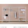 エレクター(ERECTA) フラットシェルフ セット 4段 スチールラック ワイヤーシェルフ 収納棚 幅750×奥行450×高さ1600mm BS1UM7545 オフィス 病院 倉庫-7