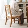【2脚セット】ダイニングチェア スノア 北欧モダン シンプル 木のぬくもり 天然木 座面:お手入れ簡単PVC張地 幅460×奥行530×座面高420mm-6