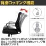 オフィスチェア シンプルデザインチェア メッシュチェア 座面高さ調節 固定肘付き キャスター付き 幅605×奥行620×座面高さ420～490mm デスクチェア 事務椅子-14