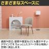 ダイニングチェア ミオ 肘なし 4本脚 シンプル 椅子 チェア デザインチェア ファブリック 幅490×奥行610×座面高さ480mm ラウンド カフェ サロン-17