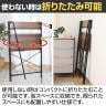 フォールディングデスク 折りたたみ机 ペルル タワータイプ ワークデスク ホームオフィス 木目天板 幅800×奥行400×高さ1370mm-12