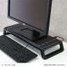 LED付きモニタースタンド Stealth(ステルス) ディスプレイスタンド モニター台 パソコン台 パソコンラック 机上ラック 幅550×奥行200×高さ80mm-1