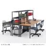 【抗菌加工】Garage(ガラージ) 日本製 軽量棚ABラック スチールラック 4段 収納棚 業務用 物品棚 倉庫 幅1512×奥行462×高さ1500mm AB-15154-4【SIAA】-1
