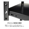 [オプション]【抗菌加工】Garage(ガラージ) 日本製 軽量棚ABラック 追加棚板 1枚 収納棚 業務用 物品棚 倉庫 幅1512×奥行612mm用 AB-T1560-1【SIAA】-6