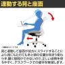 プラス Fita2(フィータ2) オフィスチェア 事務イス ハイタイプ 背メッシュ 樹脂脚 肘なし キャスター付き ナイロンキャスター-10