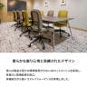 プラス mari オフィスチェア メッシュチェア デスクチェア パソコンチェア 事務椅子 ミーティングチェア 肘なし 3Dニットメッシュ キャスター脚 ランバーサポート 昇降-7