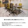 プラス mari オフィスチェア メッシュチェア デスクチェア パソコンチェア 事務椅子 ミーティングチェア ヘッドレスト 肘なし 3Dニットメッシュ キャスター脚 ランバーサポート 昇降-7