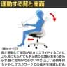 プラス Fita2(フィータ2) オフィスチェア 事務イス バイカラーフレーム 背メッシュ 樹脂脚 アジャスト肘 ナイロンキャスター KC-FT63MKL-10