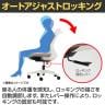 プラス Fita2(フィータ2) オフィスチェア 事務イス バイカラーフレーム 背メッシュ 樹脂脚 アジャスト肘 ナイロンキャスター KC-FT63MKL-9
