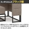 Garage(ガラージ) GS2 パーソナルブース 1人用 個別ブース デスク付き ファブリック 撥水加工 幅1000×奥行860×高さ1400mm PB-GS2-0912-12