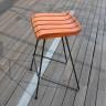 HAOK HIGH CHAIR ハオクハイチェア カフェチェア 木製 ダイニングチェア 屋外対応 天然木 ベランダ カフェ アウトドア 幅450×奥行480×高さ750mm-3