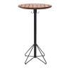 HAOK HIGH TABLE ハオクハイテーブル カフェテーブル 木製 ダイニングテーブル 丸型 屋外対応 天然木 ベランダ カフェ アウトドア 幅600×奥行600×高さ1050mm-19