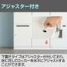 【在庫放出プライス】パーソナルロッカー スチールロッカー GS 4人用 高さ437mmタイプ 個人ロッカー ダイヤル錠 幅900×奥行450×高さ925mm 下置き専用 メールロッカー ブラック-12