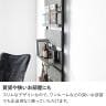 突っ張り棚 大理石調 木目調 モダン マガジンラック 収納 ラック 棚 シェルフ パーテーション 間仕切り 伸縮 木製 幅800×奥行215×高さ2000～2650mm-6