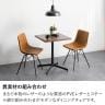 【2脚セット】ダイニングチェア レザー調 肘なし 食卓椅子 合皮 スチール脚 在宅ワーク デスクチェア 椅子 かっこいい モダン ブラック 黒 ネイビー-2