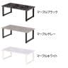 リビングテーブル 大理石調 セラミック柄 ローテーブル センターテーブル 長方形 耐水性 撥水 スチール脚 コンパクト シンプル 幅900×奥行450×高さ320mm-1