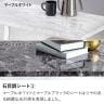 リビングテーブル 大理石調 セラミック柄 ローテーブル センターテーブル 長方形 耐水性 撥水 台形脚 スチール脚 コンパクト 幅900×奥行500×高さ370mm-6