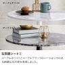カフェテーブル 大理石調 セラミック柄 円形 丸テーブル ダイニングテーブル 2人用 コンパクト ラウンドテーブル 店舗 カフェ 幅600×奥行600×高さ700mm-12