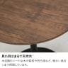 カフェテーブル 木製 円形 丸テーブル ダイニングテーブル 2人用 コンパクト 1人暮らし ラウンドテーブル 木目調 店舗 カフェ 幅600×奥行600×高さ700mm-10