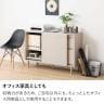 ハイタイプテレビ台 サイドボード 収納 引き出し スライド扉 脚付き リビングボード スライドテーブル プリンター収納 モダン 幅1192×奥行410×高さ800mm-15