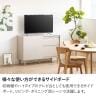 ハイタイプテレビ台 サイドボード 収納 引き出し スライド扉 脚付き リビングボード スライドテーブル プリンター収納 モダン 幅1192×奥行410×高さ800mm-6