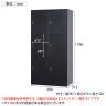 スチールロッカー 深型 6人用 鍵付き コインリターン錠 スチール スタンダード 業務用 幅900×奥行515×高さ1790mm 【国産】 【完成品】 / TLK-RC6-9