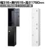 2人用 スチールロッカー 1列2段 スタンダードロッカー 鍵付き シリンダー錠 幅316×奥行515×高さ1790mm【国産】【完成品】/TLK-S2S パーソナルロッカー 個人ロッカー 更衣室ロッカー ホワイト ブラック