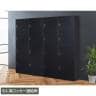 スチールロッカー 8人用 鍵付き シリンダー錠 スチール スタンダード 業務用 幅900×奥行515×高さ1790mm 【国産】 【完成品】 / TLK-SC8-2