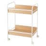 ウッド脱衣ワゴン ナチュラル YS-207 幅570×奥行440×高さ780mm-19
