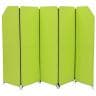 パーテーション クロスZIPスクリーン 5連 衝立 間仕切り オフィス 目隠し YS-N5 幅600×奥行20×高さ1610mm-19