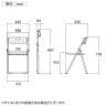 【5脚セット】 業務用 パイプ椅子 折りたたみ椅子 フォールディングチェア コンパクトサイズ 背もたれ付き 会議用椅子 アルミフレーム 軽量 背:樹脂・座:パッド-11