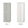 2人用 細型 スチールロッカー 業務用 SLタイプ コンパクト シリンダー錠 幅600×奥行515×高さ1790mm オフィスロッカー 下駄箱 シューズロッカー 更衣ロッカー-1