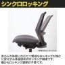 ファウンダーチェア FC-P50L0MF 肘なし デスクチェア 事務用チェア ブラックフレーム 背メッシュ 座面上下昇降 座面前後スライド ロッキング機能 座面高さ420～510mm-2