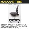 ファウンダーチェア FC-P50L1MF 固定肘 デスクチェア 事務用チェア ブラックフレーム 背メッシュ 座面上下昇降 座面前後スライド ロッキング機能 座面高さ420～510mm-6