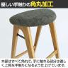 フォールディングスツール バトラー 折りたたみチェア 布張り 合成皮革 カウンターチェア カフェスタイル-6