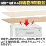 市場 電動昇降デスク スタンディングデスク シングルモーター 天板耐荷重70kg 幅1400×奥行600×高さ720～1180mm-12