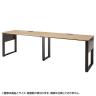ABW ハイデスク スタンディングデスク 5連セット 窓際/壁面 お洒落空間 選べる天板×選べるスチール脚 幅6000×奥行600×高さ1000mm-19