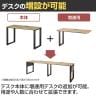 ABW ハイデスク スタンディングデスク 6連セット 窓際/壁面 お洒落空間 選べる天板×選べるスチール脚 幅8400×奥行600×高さ1000mm-8