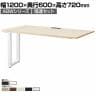 【追加/増設用】ABW 片面デスク ワークデスク オフィスデスク 増連セット 壁面/単独使用可能 選べる天板×選べるスチール脚 幅1200×奥行600×高さ720mm