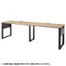 ABW 片面デスク ワークデスク オフィスデスク 3連セット 壁面/単独使用可能 選べる天板×選べるスチール脚 幅3600×奥行600×高さ720mm-19