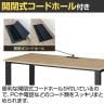 ABW 片面デスク ワークデスク オフィスデスク 4連セット 壁面/単独使用可能 選べる天板×選べるスチール脚 幅4800×奥行600×高さ720mm-6