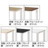 ABW 片面デスク ワークデスク オフィスデスク 4連セット 壁面/単独使用可能 選べる天板×選べるスチール脚 幅5600×奥行600×高さ720mm-2