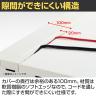 イナバ DUENA デュエナK ケースウェイカバー オフィスデスク スチール製 事務机 片袖机 L型脚 センター引出し付 A4 3段 DUK-127-A3 幅1200×奥行700×高さ720mm-7