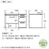 イナバ DUENA デュエナK ケースウェイカバー オフィスデスク スチール製 事務机 片袖机 L型脚 センター引出し付 A4 3段 DUK-107-A3 幅1000×奥行700×高さ720mm-2