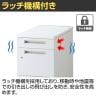 イナバ DUENA デュエナK ケースウェイカバー 脇机 サイドデスク オフィス 事務机 スチール製 A4 3段 収納 DUK-047-A3 幅400×奥行700×高さ720mm-7