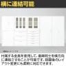 イナバ TF ティーエフ スライディングドア 3枚戸 スライド扉 下置き用 ベース付 書庫 キャビネット 5段 国産 TF-C3-18-9045 TF0551 幅900×奥行450×高さ1770mm-7