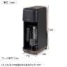 ドリップ式コーヒーメーカー CMS-0800-B ドリップ式 容量720ml マグボトル設置可能 メッシュフィルター採用 珈琲 6杯分 保温機能 幅151×奥行260×高さ390mm-3