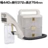 コードレスリンサークリーナー RNS-B400D 充電式 軽量 カーペット ラグ ソファ 車内 布 床掃除 チェア 食べこぼし 噴射タイプ2種 業務用 オフィス 家庭用