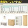 【在庫処分特価】木製ユニットキャビネット 1段デバイダー キャビネット 書庫 幅800×奥行395×高さ420mm-5